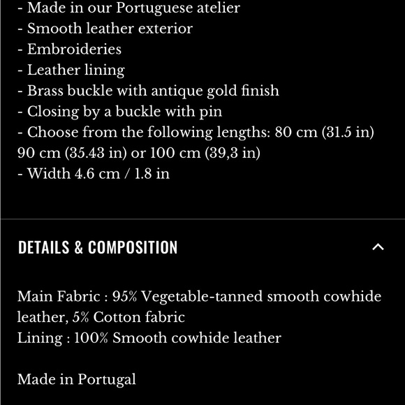 Sezane belt NWT - Picture 6 of 6